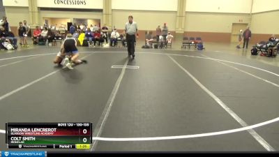 130-135 lbs Quarterfinal - Colt Smith, Ironclad vs Miranda Lencrerot, Glasgow Wrestling Academy