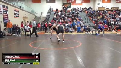 165 lbs Cons. Round 4 - Damian Coram, Washington (Massillon) vs Cole Dille, Ontario