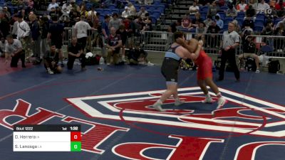 285 lbs Semifinal - Daniel Herrera, IA vs Spencer Lanosga, LA