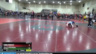 105 lbs Round 1 - Cora Bighley, Somerset Wrestling vs Kylie Stichman, Waupaca