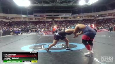 5A 285 lbs Quarterfinal - Tyler Finley, West Mesa vs Robert Sabado, Cleveland