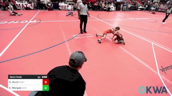 46 lbs Semifinal - Hank Hurd, Pawhuska Elks Takedown vs Xavior Morgas, Maverick Elite Wrestling