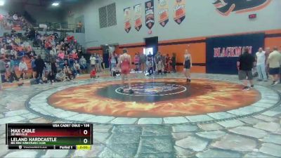 138 lbs Cons. Round 1 - Max Cable, Sevierville vs Leland Hardcastle, Big Red Wrestling Club