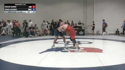 75 kg Cons. Sub-quarters - Nolen Baker, Legend Wrestling vs Noah Alonso, MTC - MANTANONA TRAINING CENTER