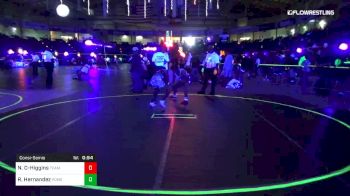 95 lbs Consolation - Noah Cormier-Higgins, Team Aggression vs Ramon Hernandez, Pomona Elite