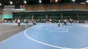 138 lbs Quarterfinal - John Henderson, Harrisburg vs Preston Malkin, Foothill