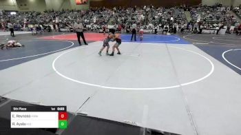 87 lbs 5th Place - Ezekiel Reynoso, Yuba Sutter Combat vs Roman Ayala, Red Wave Wrestling