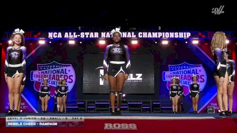 Rebelz Cheer - Rampage [2026 L3 Junior - D2 - Small - B Day 2] 2026 NCA All-Star National Championship
