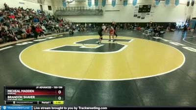 193-196 lbs Round 2 - Micheal Madden, Rawlins vs Brandon Shaver, Cheyenne East