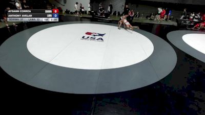 106 lbs Aydann Correa, SDIKWA - San Diego-Imperial Kids Wrestling Association vs Anthony Avelar, LAWA - Los Angles Wrestling Association