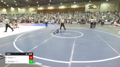 54 lbs Round Of 32 - Elsa Grant, Athlos Wrestling vs Carson Barbour, Georgetown
