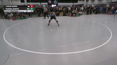 157 lbs Quarters - Coehn Weber, Izzy Style Wrestling vs Samuel Zanton, Team Nazar Training Center