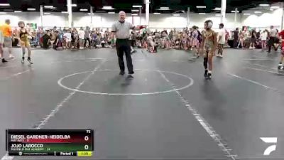 72 lbs Round 7 (8 Team) - Diesel Gardner-Heidelbaugh, Mat Rats vs Jojo LaRocco, Mayfield Mat Academy