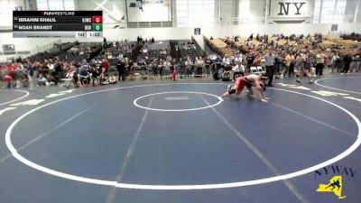 152 lbs Champ. Round 3 - Noah Brandt, Falconer Youth Wrestling vs Ibrahim Khalil, Harlem Jets Wrestling Club