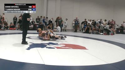 92 kg Cons. Sub-rd Of 32 - Akeem Mitchell, Volcano Vista High School Wrestling vs Landon Weaver, Mountain Lion Wrestling Club