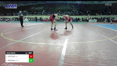 200 lbs Consolation - LOGAN COTTER, Hinton Comets vs Luke Williams, Westmoore Wresting