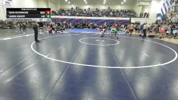 126 lbs 1st Place Match - Eian Schwecke, Moscow vs Jaren Knopp, Lakeland