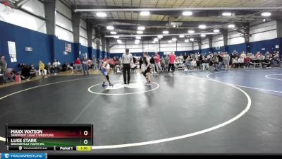 95 lbs 5th Place Match - Maxx Watson, Sandpoint Legacy Wrestling vs Luke Stark, Grangeville Youth WC