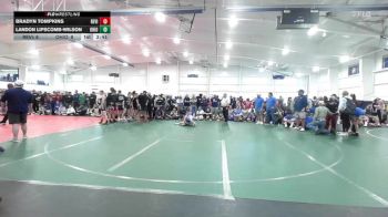 96 lbs Quarterfinal - Bradyn Tompkins, Revival Orange-MS vs Landon Lipscomb-Wilson, Ohio Dynasty Elite
