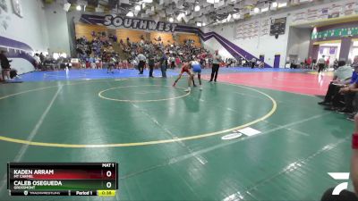 113 Boys Cons. Round 2 - Caleb Osegueda, Grossmont vs Kaden Arram, Mt Carmel