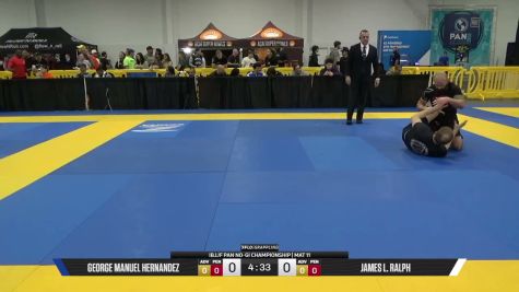 James L. Ralph vs George Manuel Hernandez 2026 Pan IBJJF Jiu-Jitsu No-Gi Championship