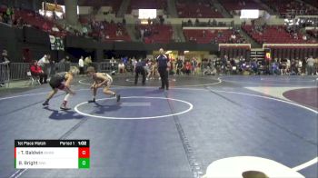 95 lbs 1st Place Match - Tyler Baldwin, Black Hills Wrestling Academy vs Bodee Bright, Sidney Wrestling Club