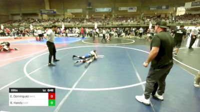 69 lbs Consi Of 8 #2 - Eloy Dominguez, NM Gold vs Ryker Handy, Custer County