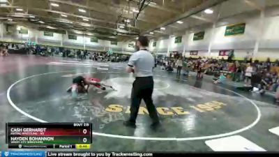 75-80 lbs Cons. Semi - Cash Gerhardt, MATPAC Wrestling - ND vs Hayden Bohannon, Windy City Wrestlers