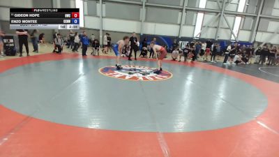 157 lbs Cons. Round 3 - Gideon Hope, Outlaw Wrestling Club vs Enzo Montee, CNWC Concede Nothing Wrestling Club