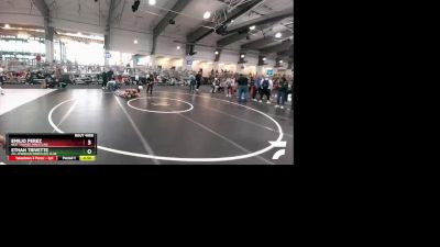 98 lbs Semifinal - Ethan Trivette, All American Wrestling Club vs Emilio Perez, Best Trained Wrestling