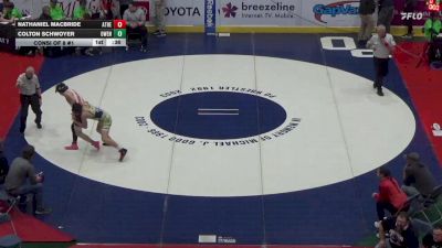 157 lbs Consi Of 8 #1 - Nathaniel MacBride, Athens vs Colton Schwoyer, Owen J Roberts