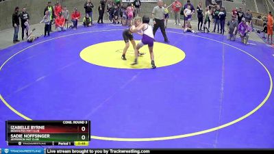 80 lbs Cons. Round 3 - Sadie Noffsinger, Jefferson Mat Club vs Izabelle Byrne, Deschutes Mat Club