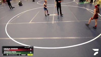 1st Place Match - Rebekah Smith, Big Lake Swarm Wrestling Club vs Cecelia Johnson, Minnesota