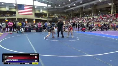 125 lbs Cons. Round 1 - Jill High, KS vs Laine Walker, OK