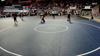 D 1 165 lbs Champ. Round 1 - Preston Courville, Acadiana vs Jayden Boyle, Hahnville