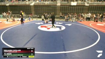 56 lbs Cons. Round 7 - Benjamin Catellier, Casper Wrestling Club vs Tc Nixon, Southwest Wolverines Wrestling