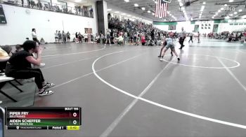 80 lbs Cons. Round 1 - Aiden Scheffer, Sly Fox Wrestling vs Piper Fry, BullTrained