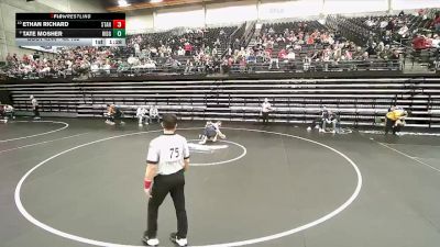 4A 132 lbs Cons. Round 2 - Ethan Richard, Stansbury vs Tate Mosher, Ridgeline