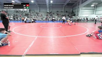 150 lbs Rr Rnd 2 - Caleb Isaacs, Mat Warriors Red vs Ethan Allen, Revival Orange