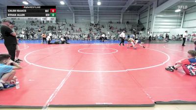 150 lbs Rr Rnd 2 - Caleb Isaacs, Mat Warriors Red vs Ethan Allen, Revival Orange