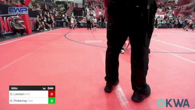 58 lbs Consi Of 8 #2 - Drew Lawson, Ponca City Wildcat Wrestling vs Daxton Pickering, Tonkawa Takedown Club