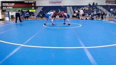 133 lbs Cons. Round 2 - Ace Hobbs, Southeast Community College vs Ryder Clark, Carl Albert State