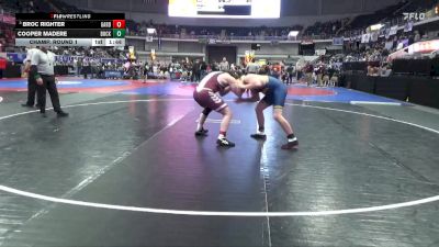 6A 215 lbs Champ. Round 1 - Broc Righter, Gardendale Hs vs Cooper Madere, Buckhorn