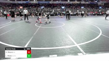 70 lbs Quarterfinal - Haiden Moore, East Kansas Eagles vs Luke Maier, SlyFox Wrestling Academy