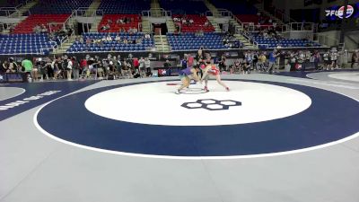 110 lbs Champ. Rd Of 32 - Olivia Crull, IN vs Jaydin Cuevas, CO