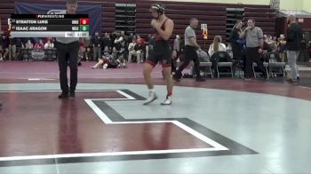 126 lbs Round 2 - Stratton Luke, Union, LaPorte City vs Isaac Aragon, West Liberty