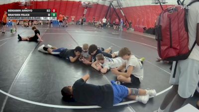 157 lbs Placement Matches (8 Team) - Benjamin Arroyo, Rochester Century B vs Brayden Felice, Oswego East