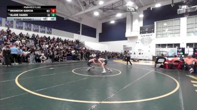 113 lbs Cons. Round 1 - Brandon Garcia, Hesperia vs Slade Hanes, La Quinta/LQ