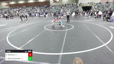 50 lbs Final - Nayelli Romero, Salem Elite Mat Club vs Jayde Red Tomahawk, Heights WC