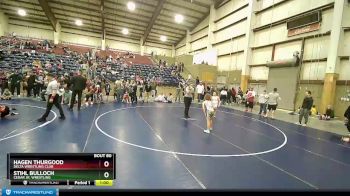 70+ Quarterfinal - Hagen Thurgood, Delta Wrestling Club vs Stihl Bulloch, Cedar Jr. Wrestling